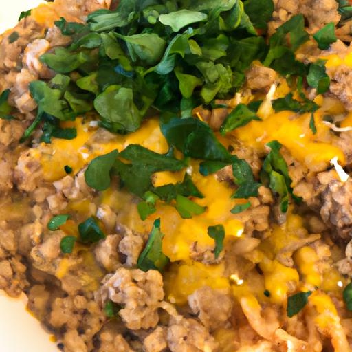 Delicious and healthy ground turkey dish